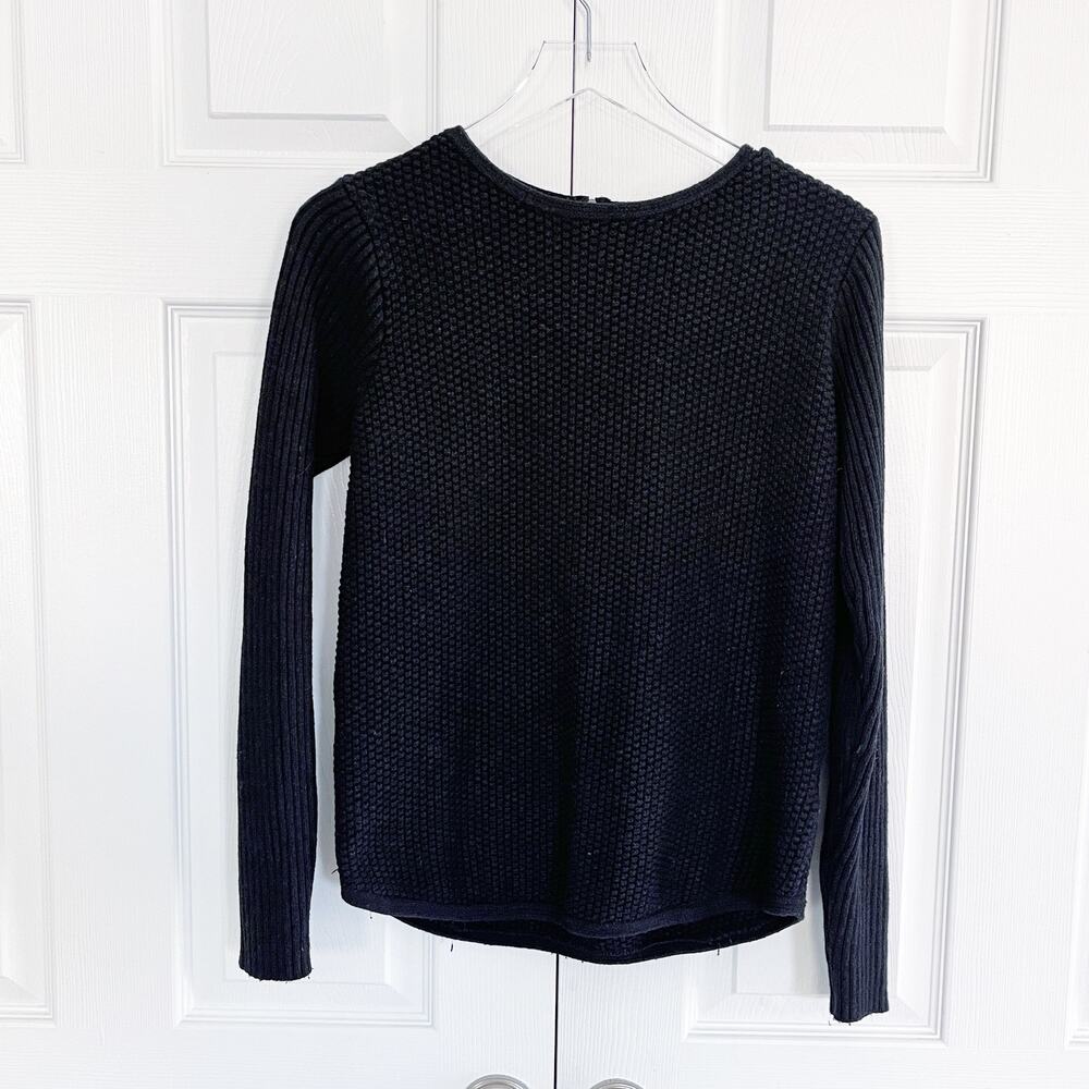 Just Female Textured Rapid Knit Black Sweater